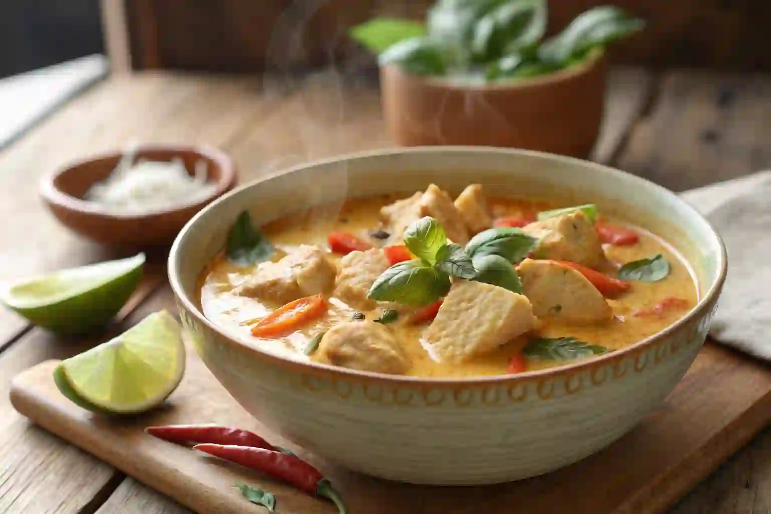 Low-Carb Thai Coconut Chicken Curry