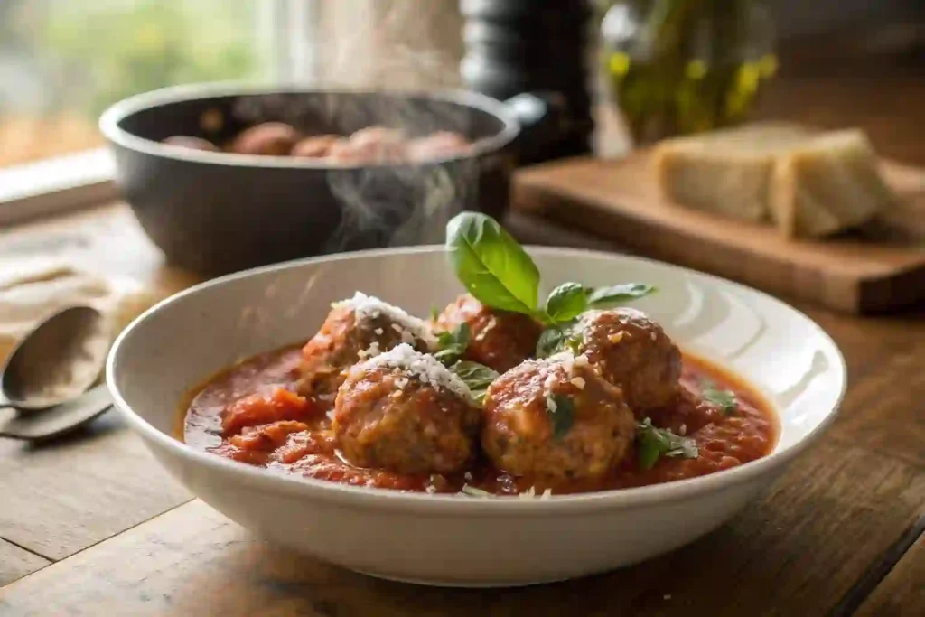 Turkey Meatballs in Tomato Sauce