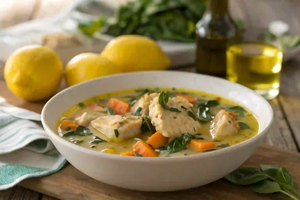 Low-Carb Greek Lemon Chicken Stew