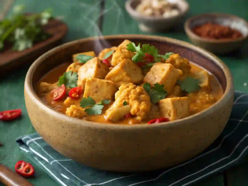 Vegetarian Tofu & Cauliflower Curry