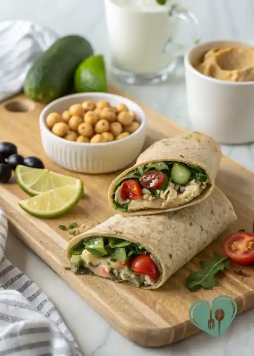 Mediterranean High-Fiber Roll Ups (Diabetes-Friendly)
