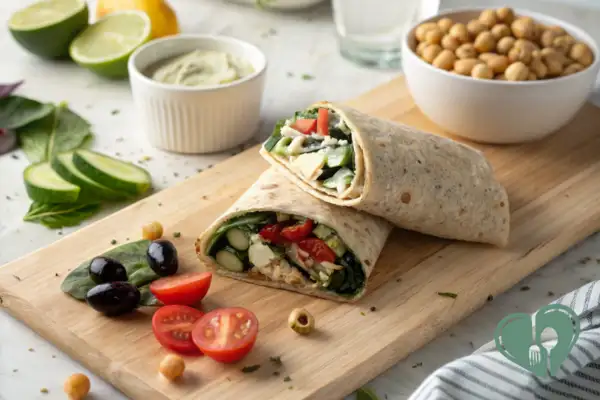 Mediterranean High-Fiber Roll Ups (Diabetes-Friendly)