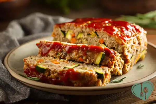 Baked Turkey Meatloaf with Veggie Boost