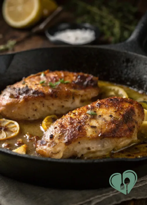 Garlic Lemon Chicken Skillet