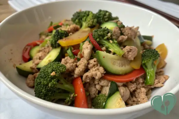 Quick Turkey And Veggie Stir-Fry (No Sugar Sauce)