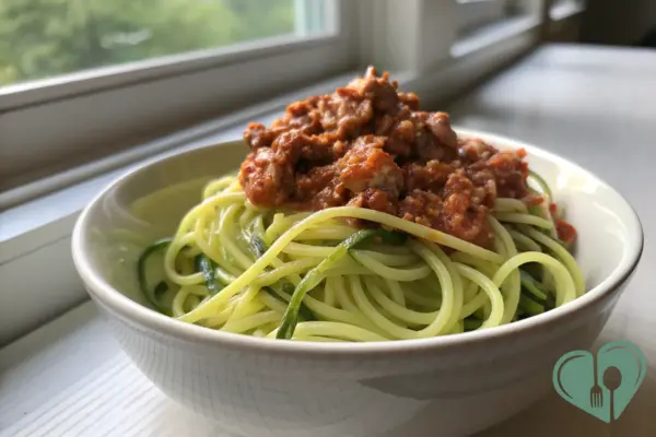 Zucchini Noodle Turkey Bolognese