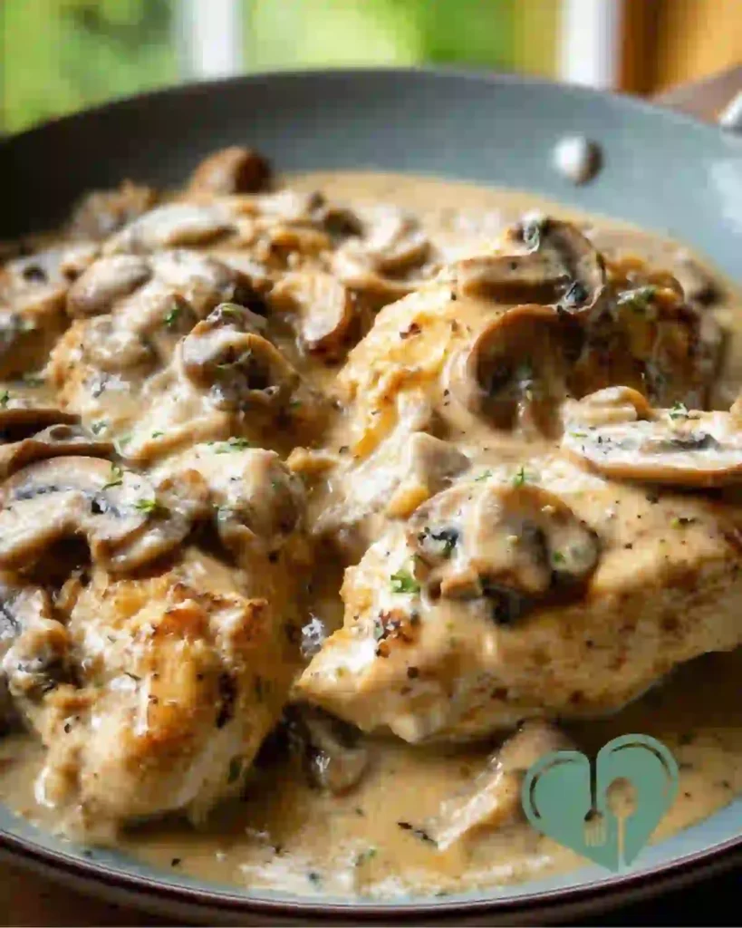 Creamy Mushroom Chicken (Dairy-Light Option)