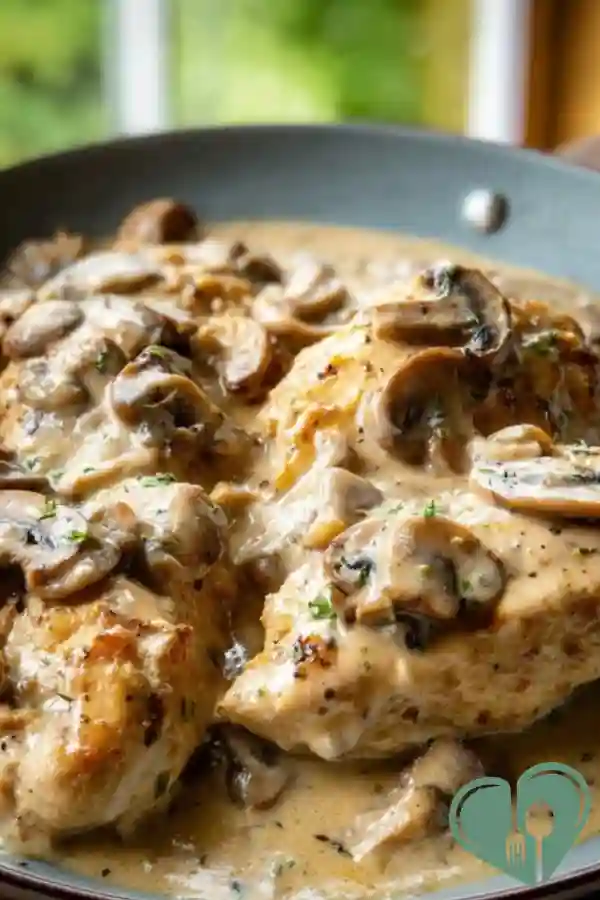 Creamy mushroom chicken