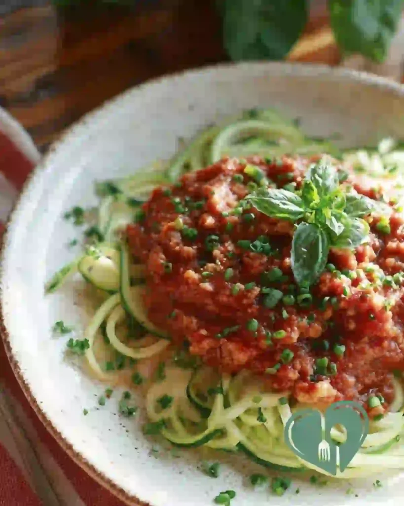 Zucchini Noodle Turkey Bolognese