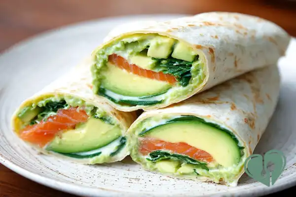 Avocado Salmon Wrap (Omega-3 Rich & Diabetic-Friendly)