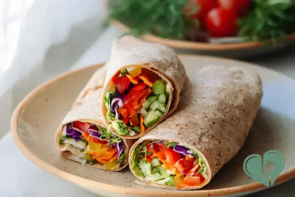 Rainbow Veggie Wraps (Colorful & Nutrient-Dense)