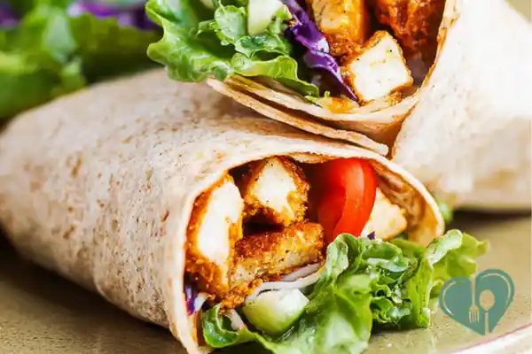 Crispy Tofu Wrap (Protein-Rich & Meatless)