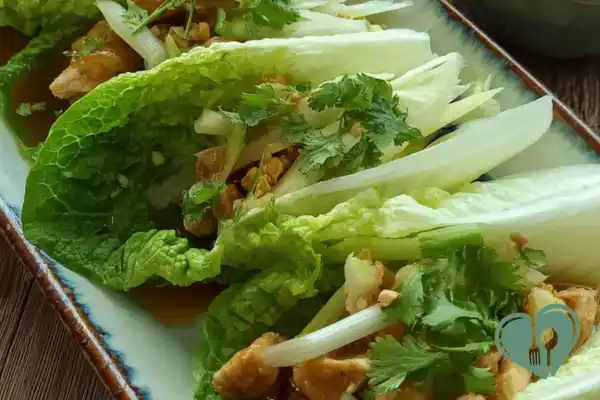 Peanut-Chicken Cabbage Wraps