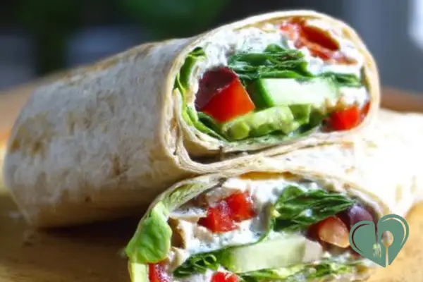 Greek Salad Wrap (Healthy & Blood Sugar-Friendly)