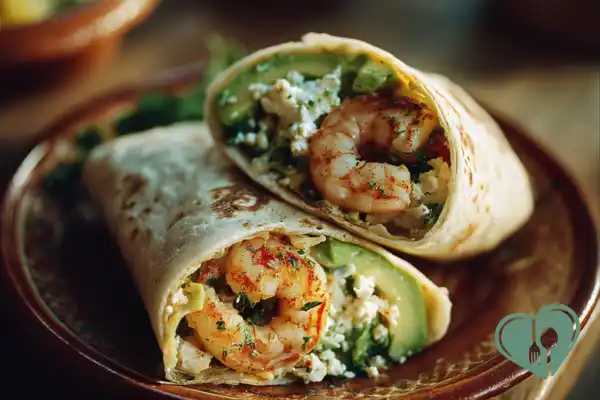 Shrimp Avocado & Feta Wrap