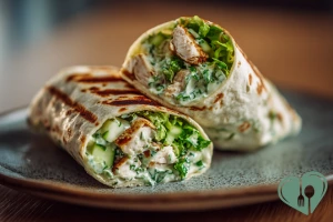 Chicken and Cucumber Lettuce Wraps