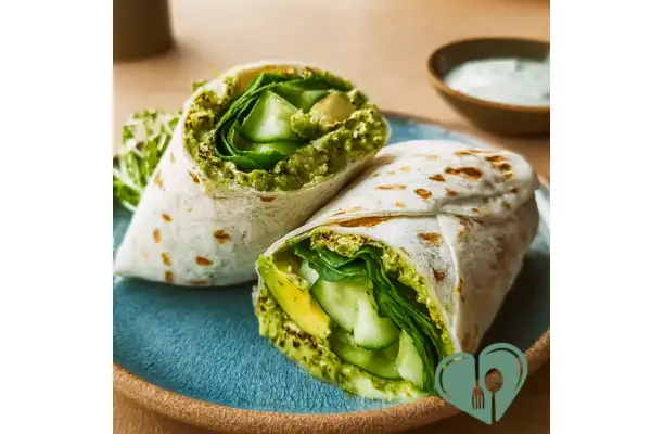 Cucumber and Avocado Wrap
