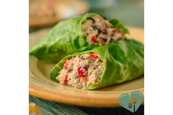 Mediterranean Tuna Salad Wrap