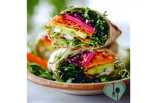 Rainbow Veggie Wraps