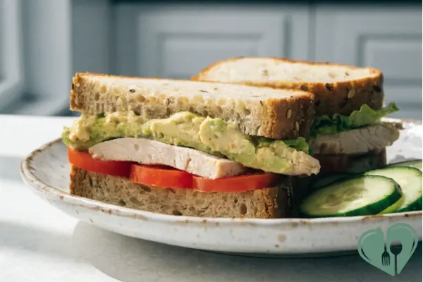 Avocado, Tomato & Chicken Sandwich